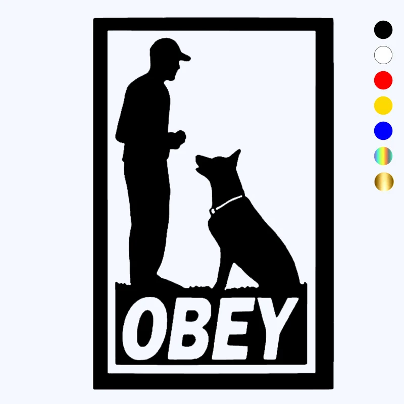 

CK20682# Various Sizes Die-Cut Vinyl Decal Obedience Car Sticker Waterproof Auto Decors on Car Body Bumper Rear Window