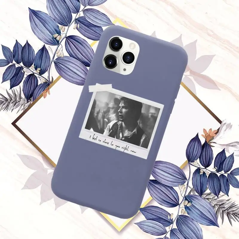 

The Vampire Diaries high quality Phone Case Candy Color for iPhone 6 7 8 11 12 s mini pro X XS XR MAX Plus