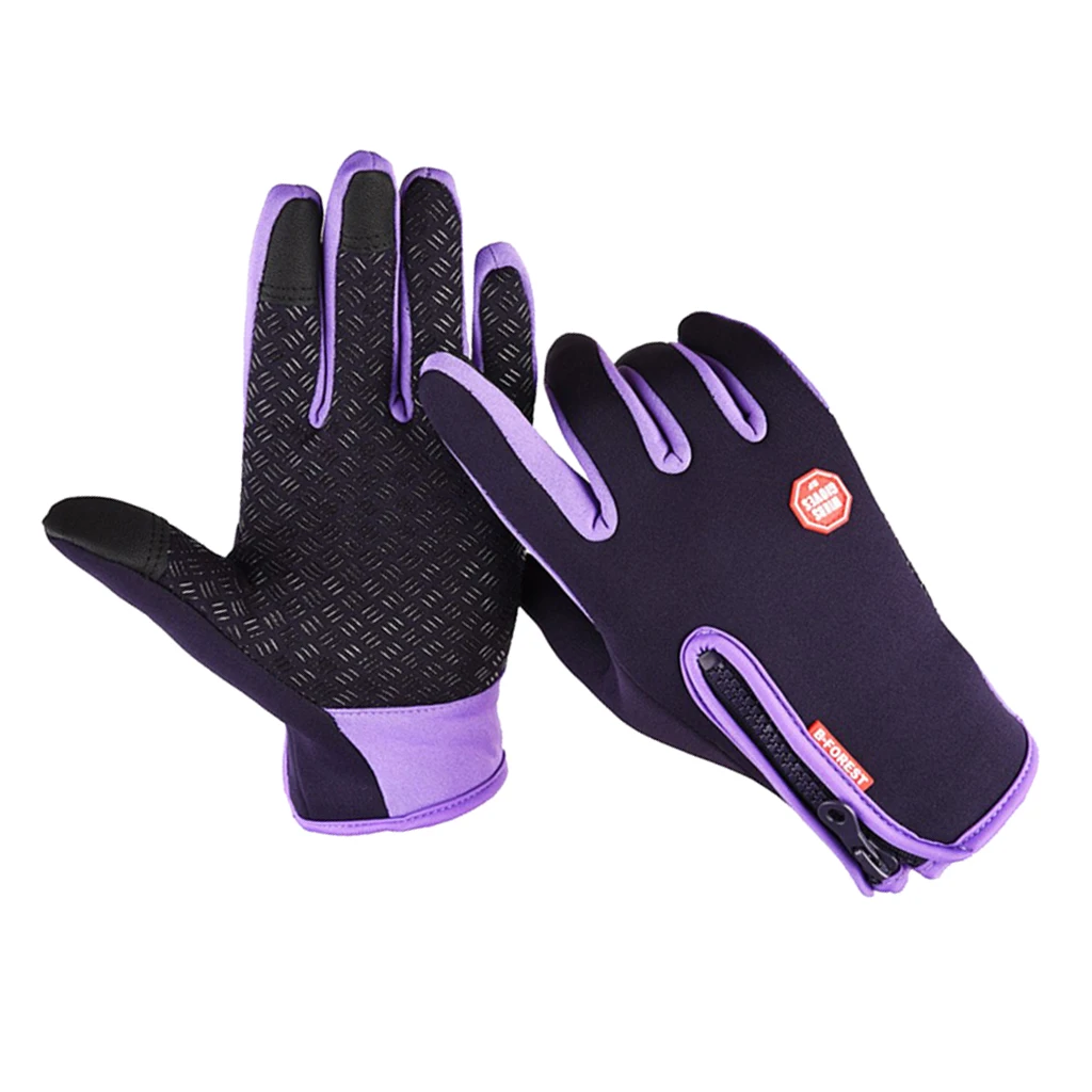 1 пара Для мужчин зимние Термические перчатки полный палец с перчатками для