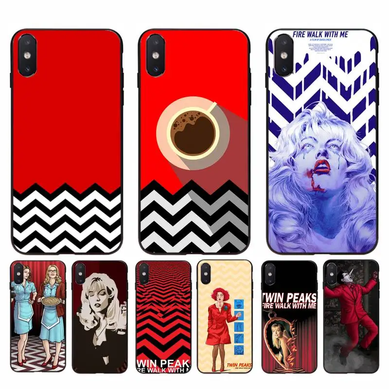 Милый чехол FHNBLJ для телефона с рисунком Твин Пикс огненная Прогулка со мной iphone 11