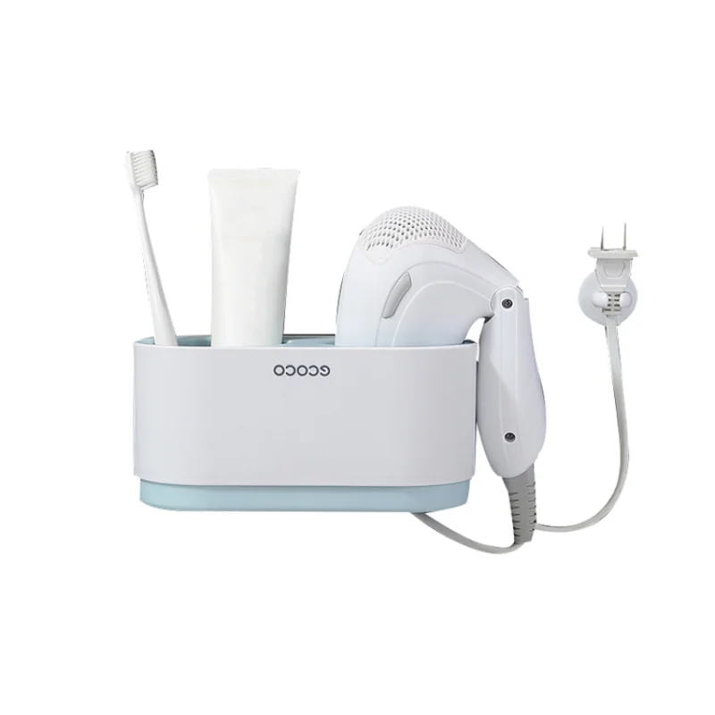 

New Products Multifunctional Wall-mounted Bathroom Pendant Set Storage Comb Cleanser Hair dryer rack