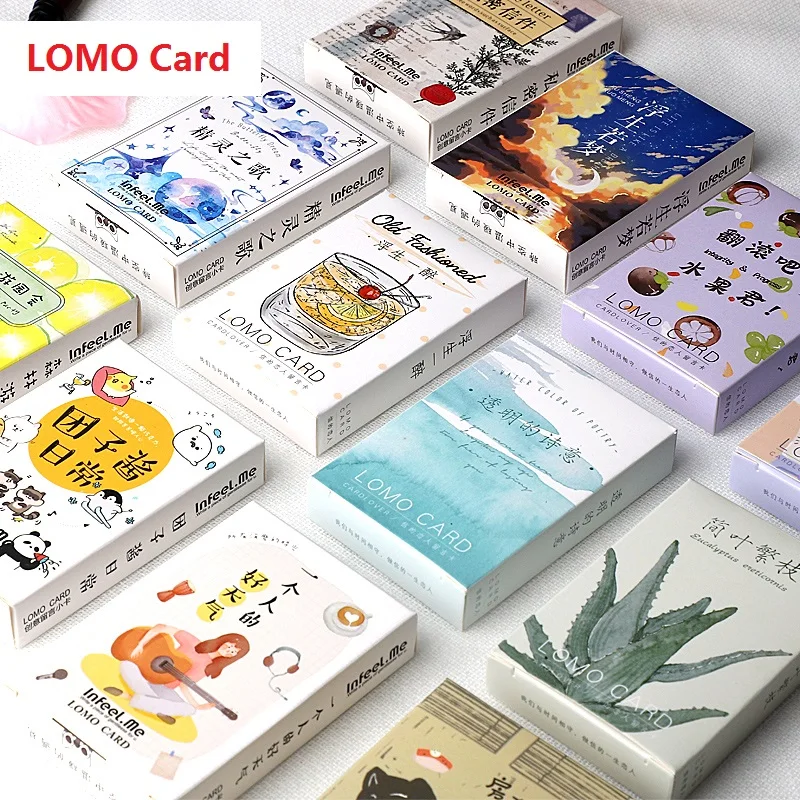 

28 Sheets/Set Novelty Daily Life Plant Series Lomo Card/Greeting Card/Wish Card/Christmas And New Year Gifts