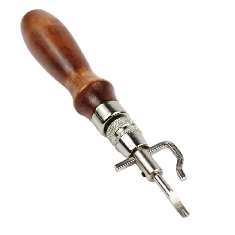 

5 In 1 Grooving Tool Cut Drilling Holes Multifunctional Trencher Edge Pressing For Leather New