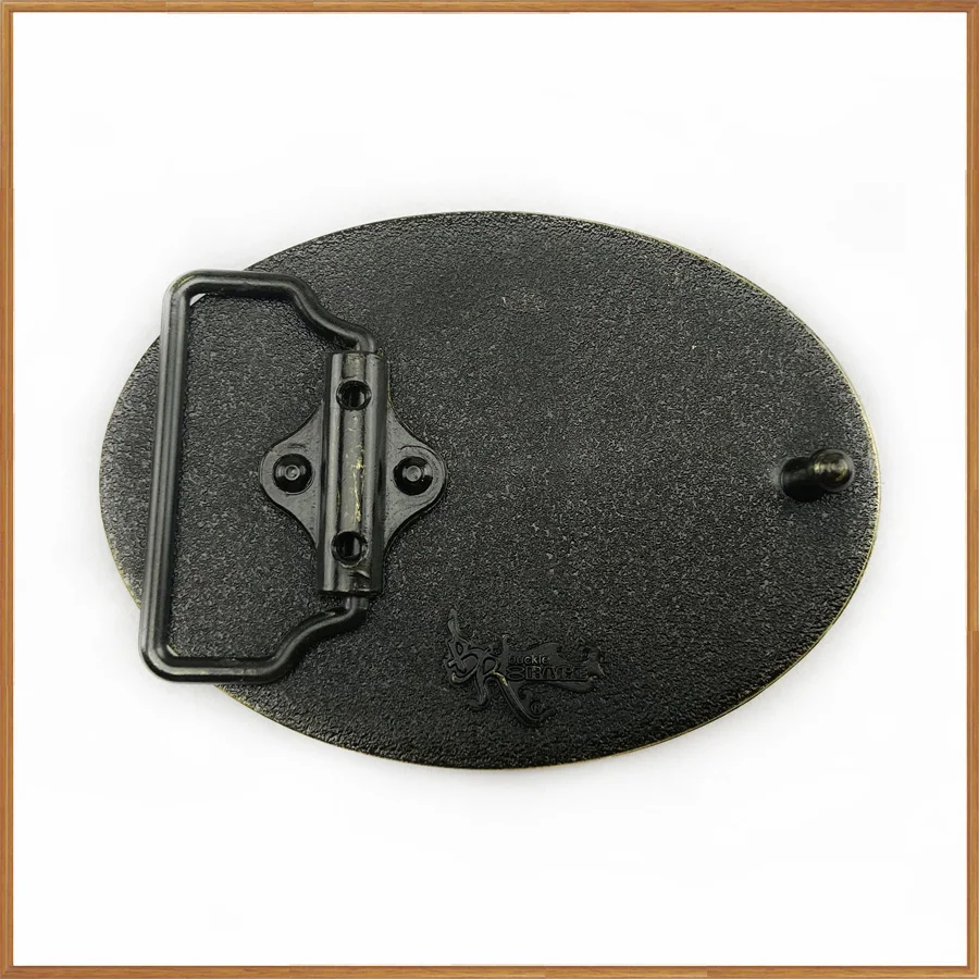 Пряжка коричневого цвета пряжка на ремень с оленем Джинсы подарок FP 02516 2 античная