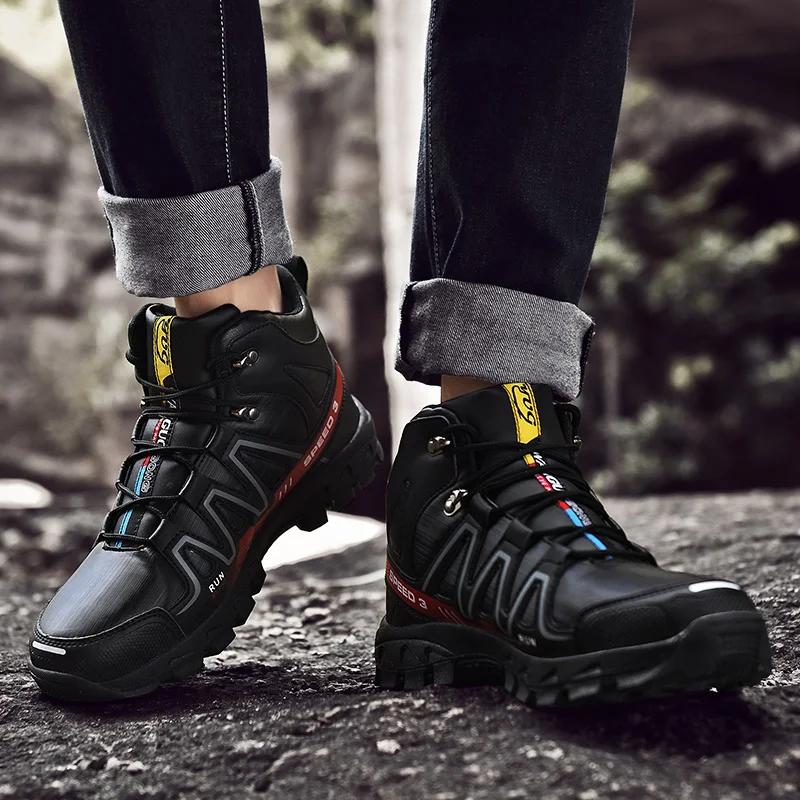 Sports Shoes New Winter Increased Antiskid Running Fashion Mountaineering Large Size Men's | Обувь