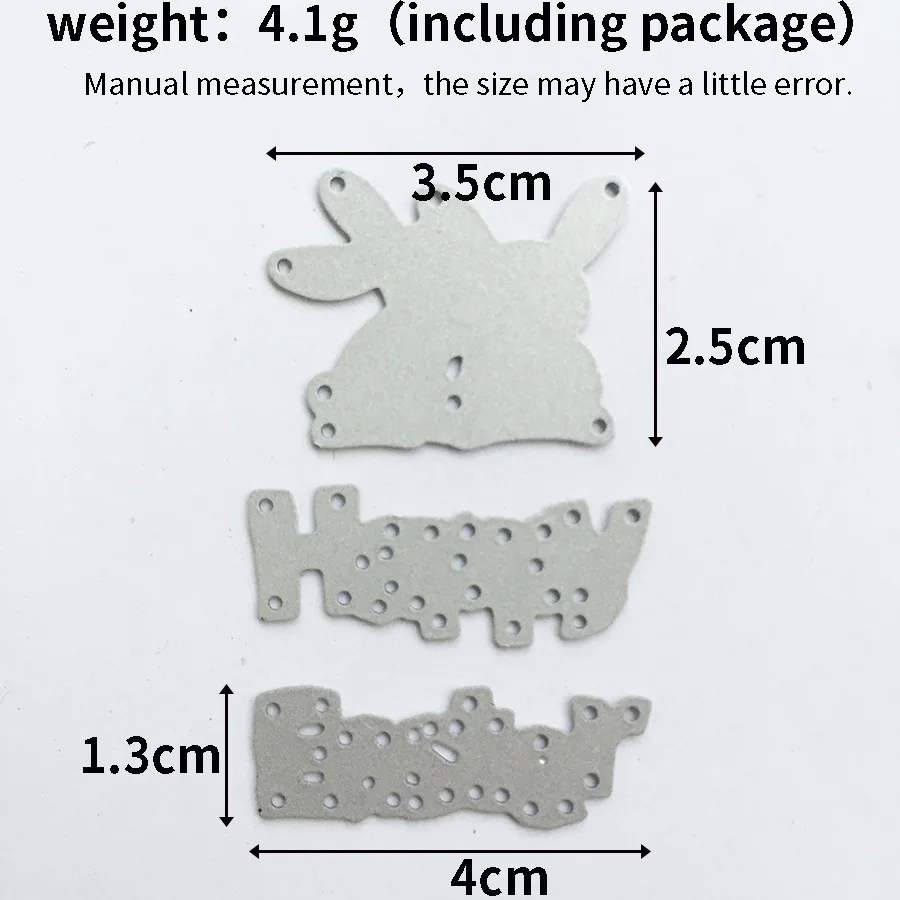 Умирает трафарет для скрапбукинга Счастливой Пасхи Кролик Рамка фон