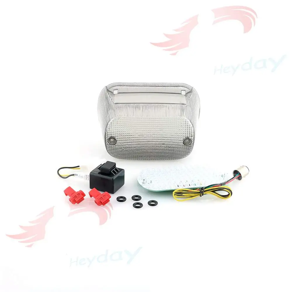 Мотоциклетный светодиодный задний фонарь интегрированные поворотники для SUZUKI