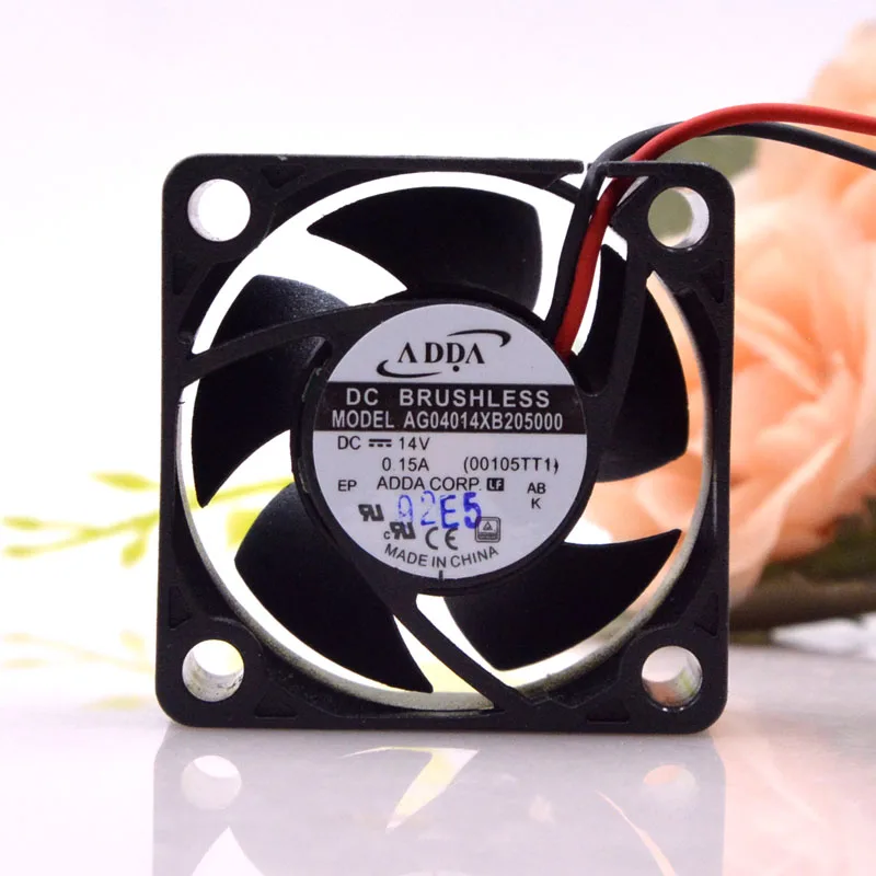 Вентилятор постоянного тока 14 в AG04014XB205000 для 14VDC 0.15a 4020 4 см Макс скорость потока