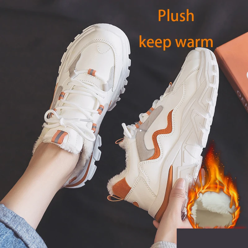 

Woman Fashion Shoes Low-top Leather Casual Style Outdoor Comfortable Walking Zapato Tenis De Seguridad Mujer Platform Shoes