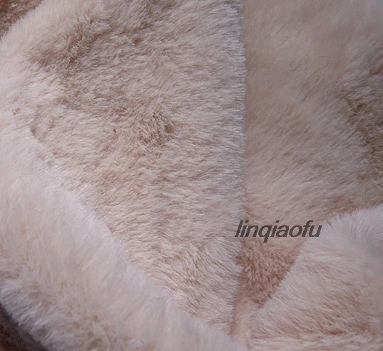 Плюшевая ткань кролика высококачественный мех норка искусственный для одежды |