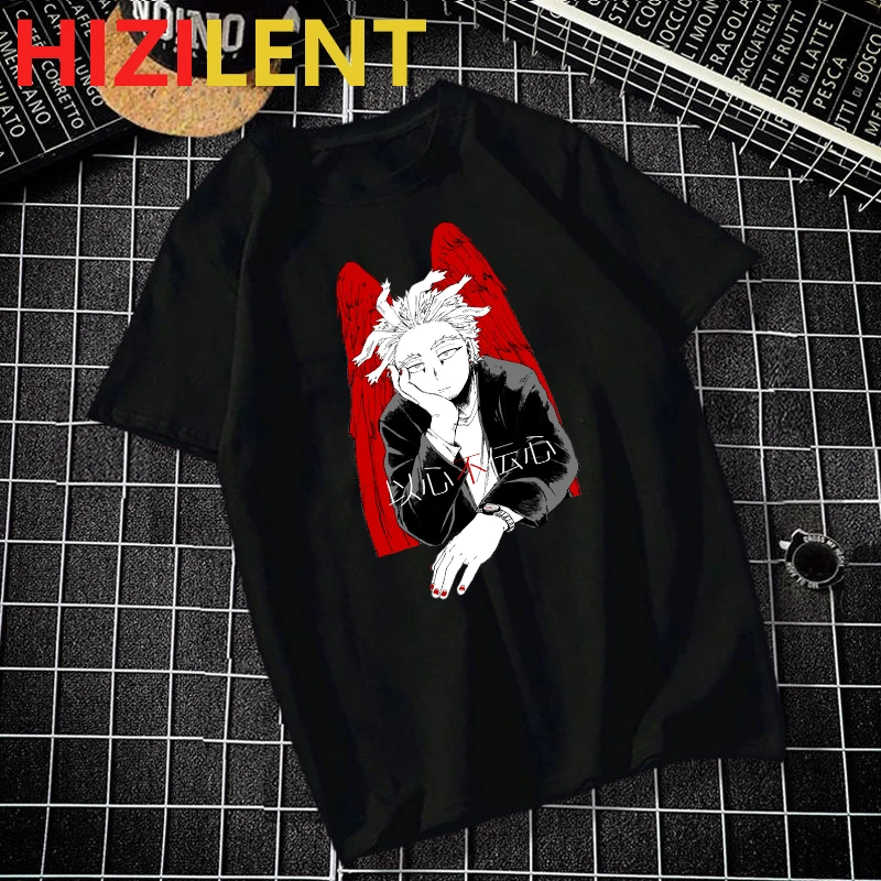 Футболка мужская с рисунком героев аниме Моя Академия модная тенниска в стиле