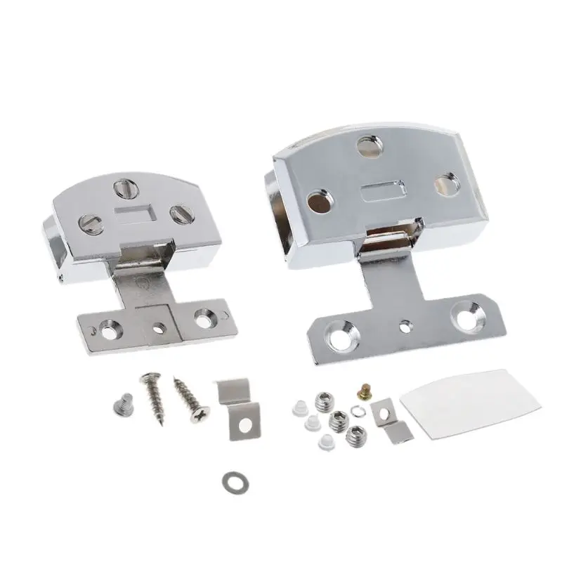 Хромированный стеклянный дверной шарнир зажим для шкафа кабинета ворот