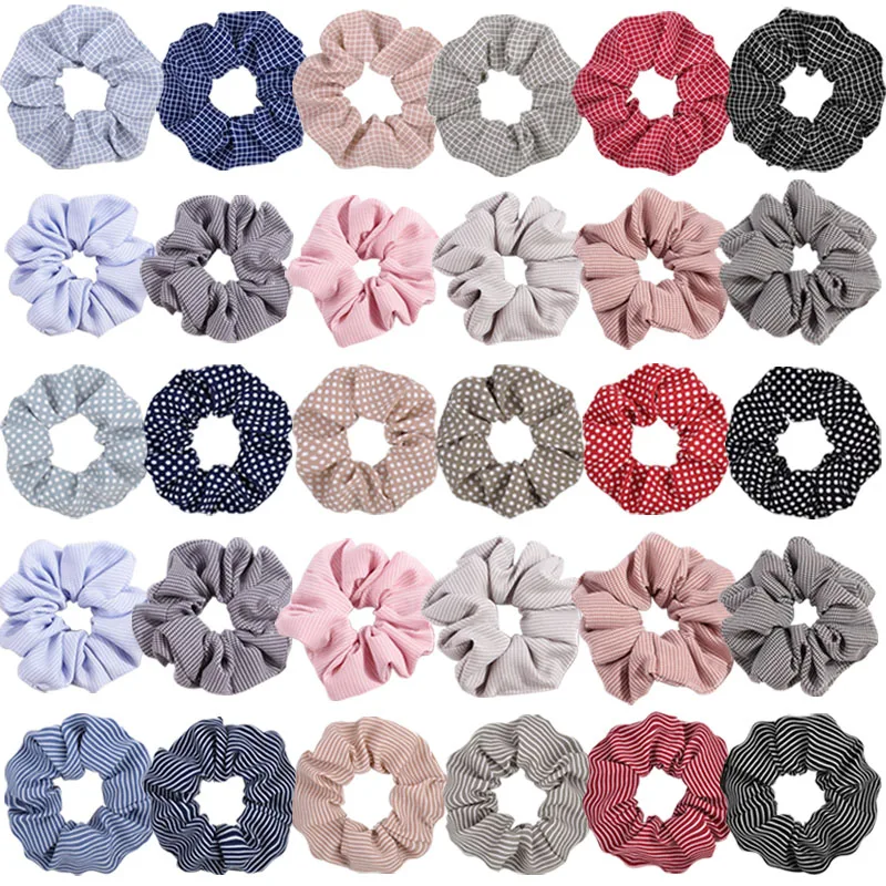 1 шт в винтажном стиле обтянутая тканью Эластичная повязка на голову горошек и