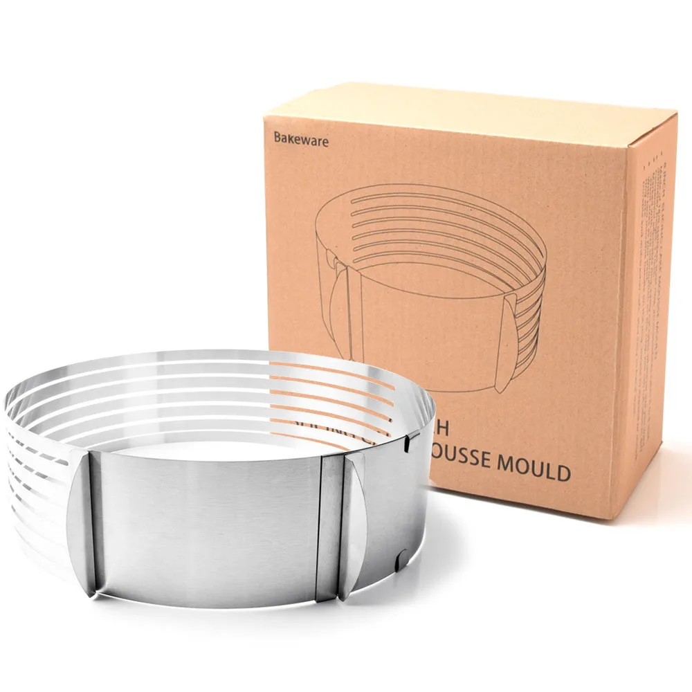 GODWJ кольцо для Мусса из нержавеющей стали слайсер круглая резак торта