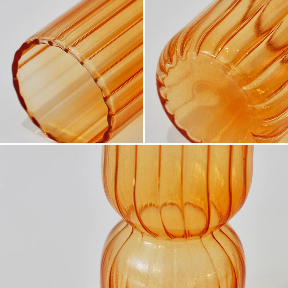 

INS Creative Glass Vase Nordic Home Decorative Vase Hydroponic Terrarium Arrangement Container Table Mini Flower Vases Gifts