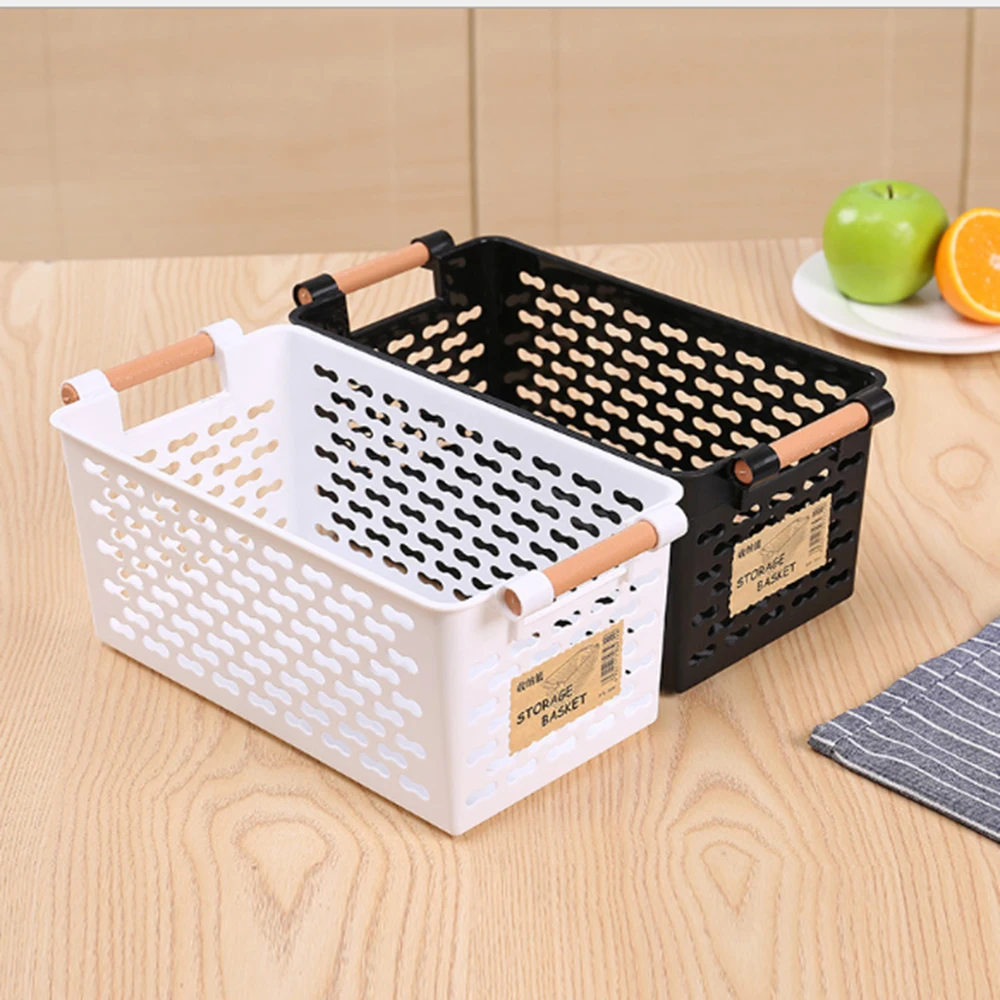 

Kitchen Storage Basket Plastic Multi-functional Vegetables Fruit Racks with Storage Basket for Organizers Storage Box