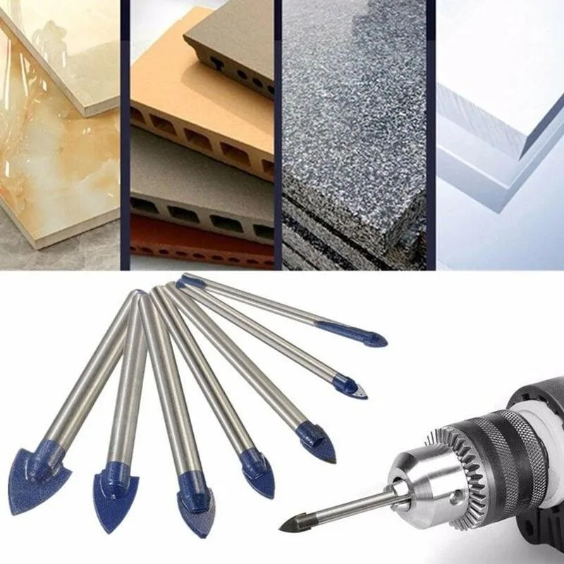 

Carbide Triangle Spear Point Head Mirror Ceramic Marble Drill Drill Bit For Tile Tile Glass Bit Ceramic 4-12mm Tile L6A7