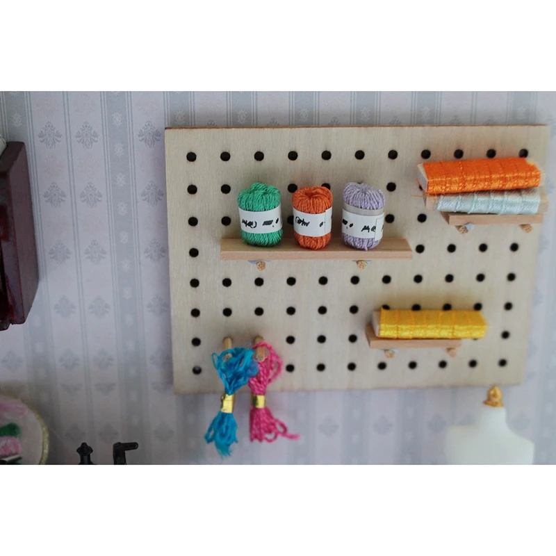 

1/12 Mini Dollhouse Yarn Balls Scenery Accessory Model Toy Dolls House Accessory