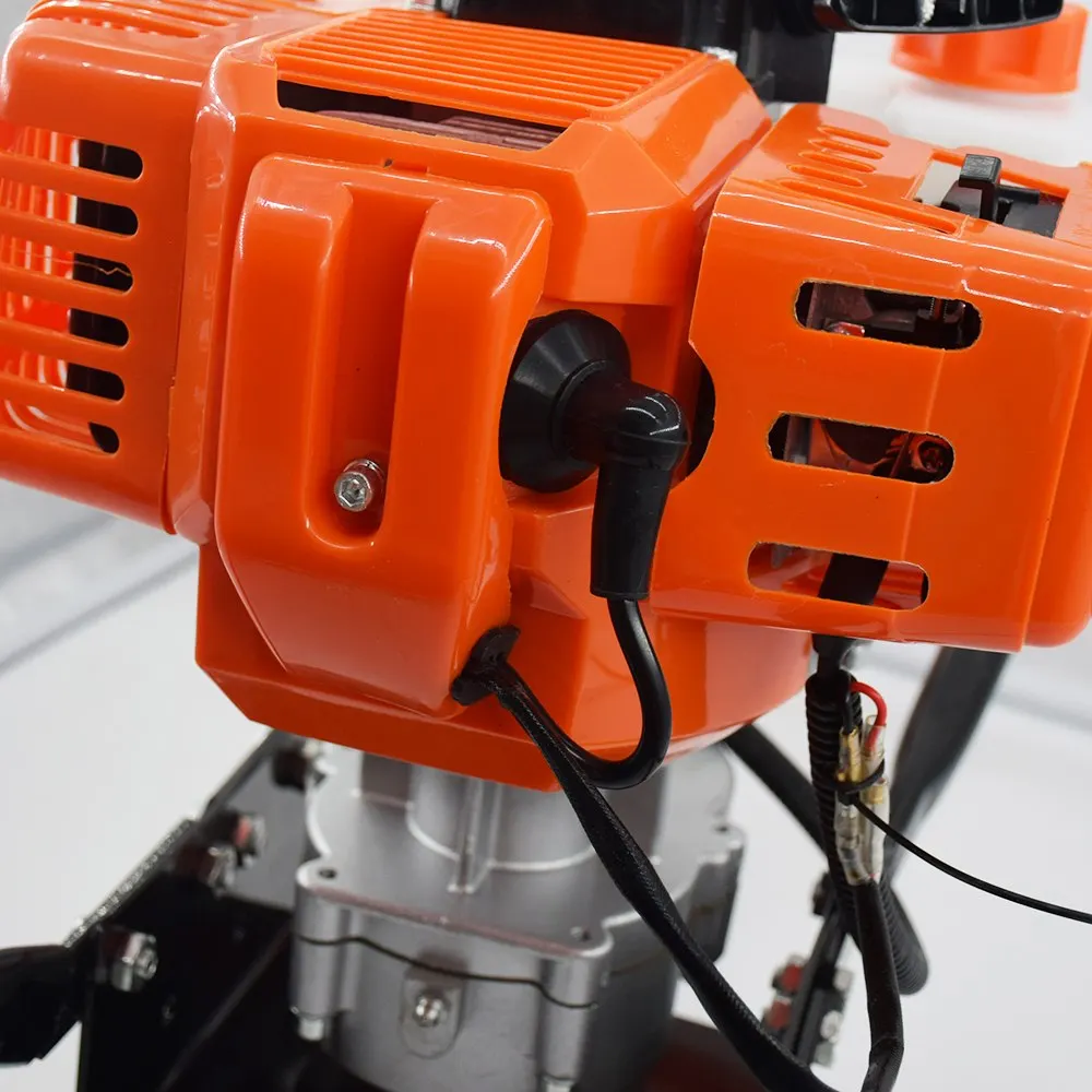 DC 52cc земляной шнек с газовым приводом отверстие для экскаватора 10 см буровой