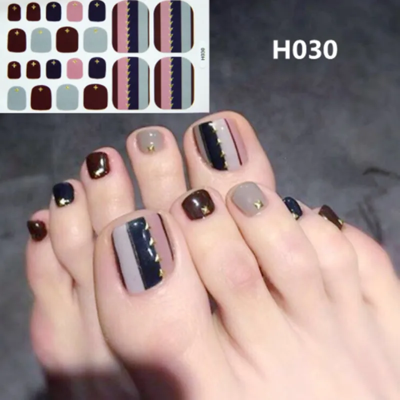 Горячие новые наклейки для ногтей ног s звездное небо водонепроницаемые