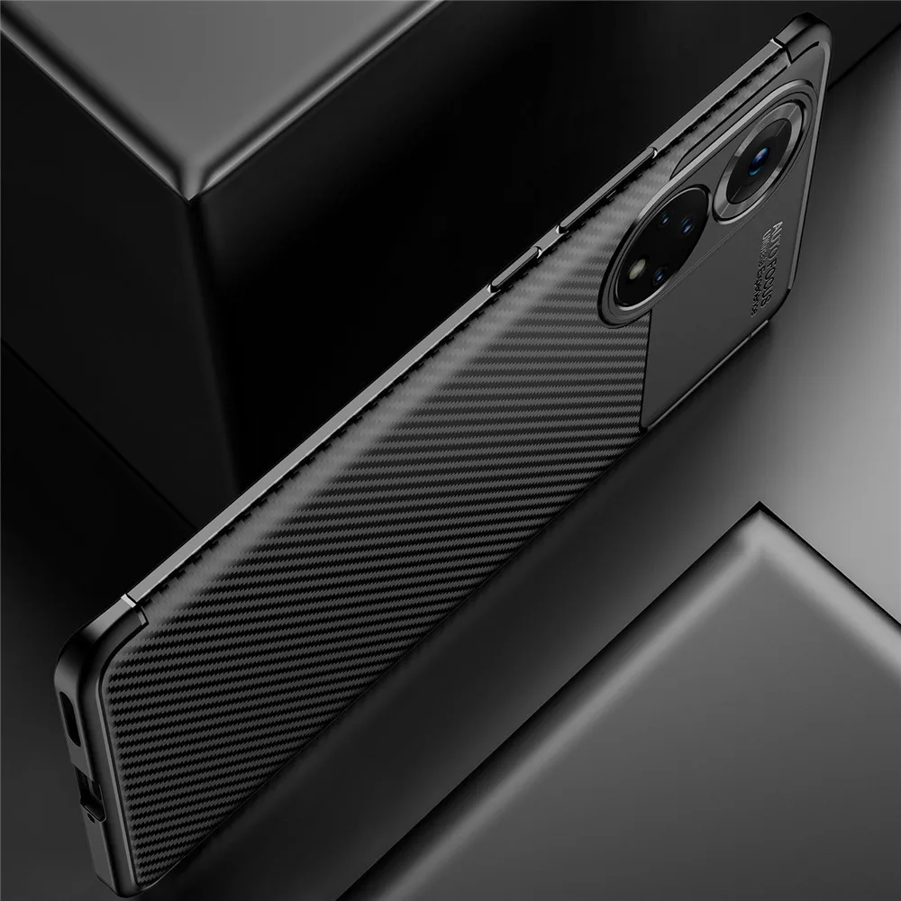 Чехол из углеродного волокна для Honor 50 6 57 дюйма матовый мягкий чехол задний