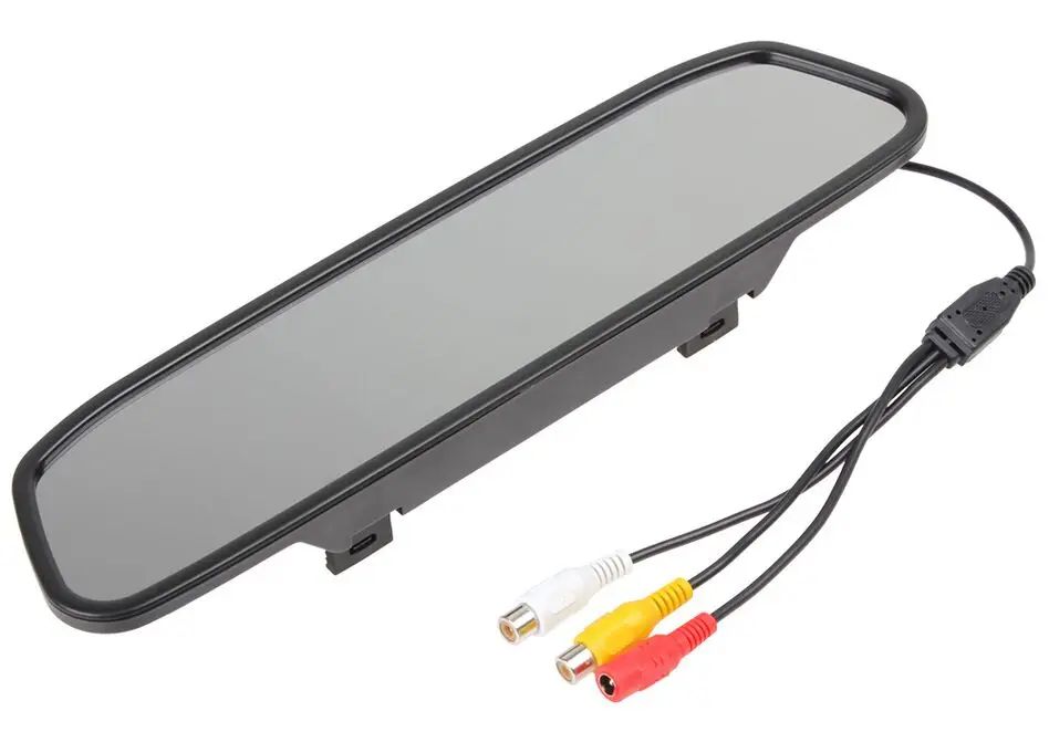 

XYCING 4.3 Inch Color TFT LCD Car Monitor Parking Rearview Monitor Rear View Mirror for Backup Reverse Camera RVC-202
