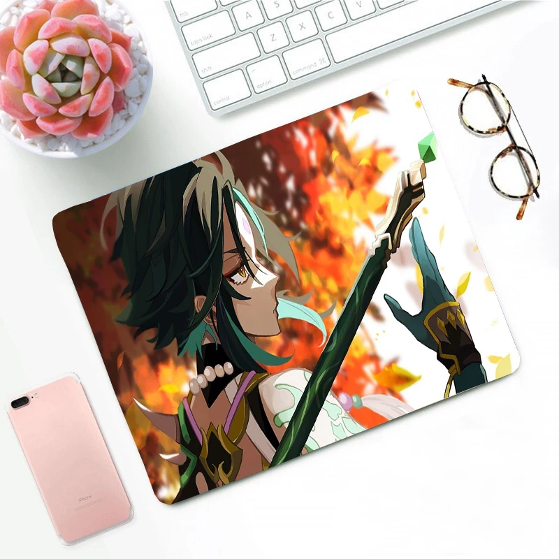 

MRGLZY Mouse Pad Two-dimensional Table Mat Yae Sakura De Lisa Gaming Keyboard Pad Peripheral Customization Mouse Pad