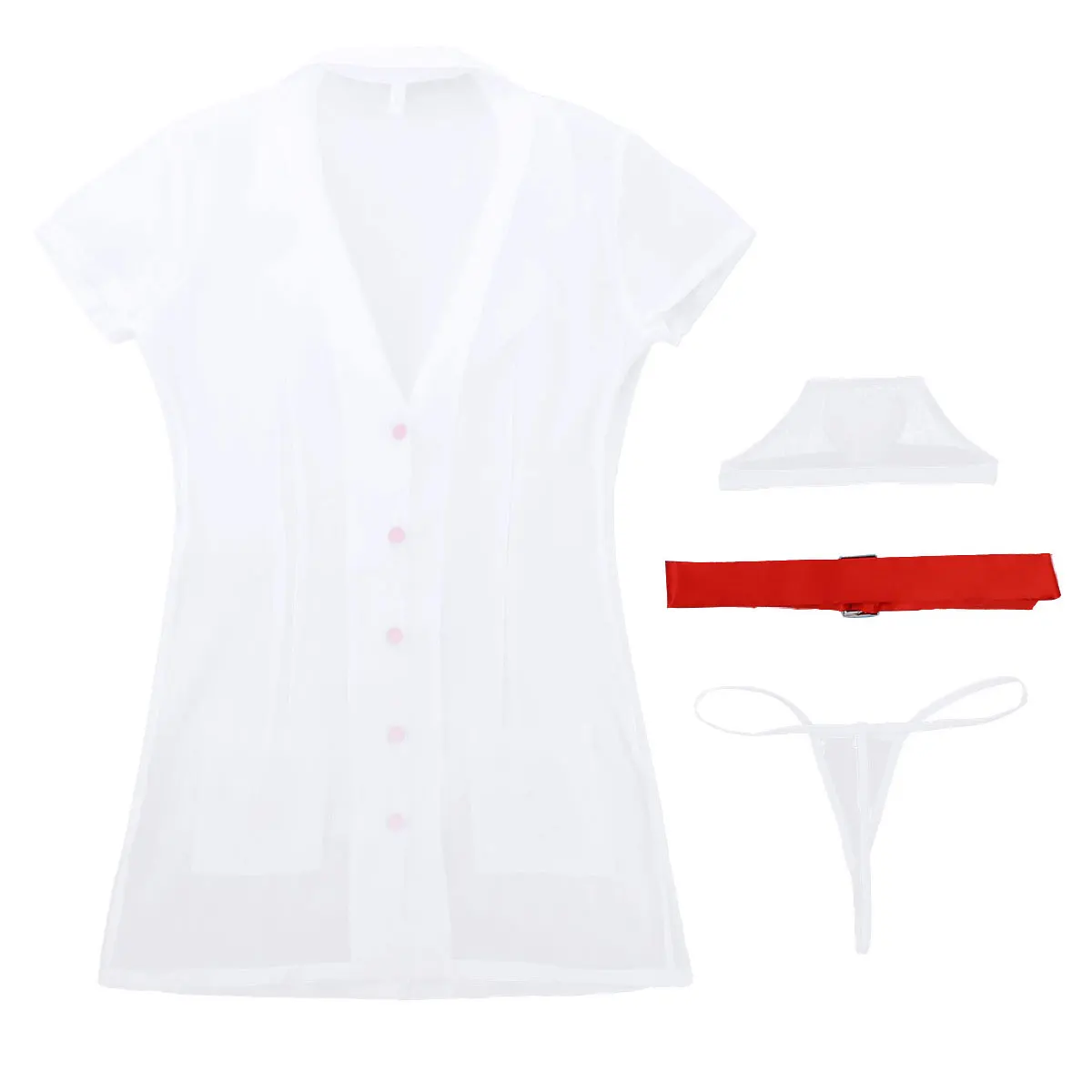 Сексуальный женский костюм медсестры для взрослых косплея эротическое женское