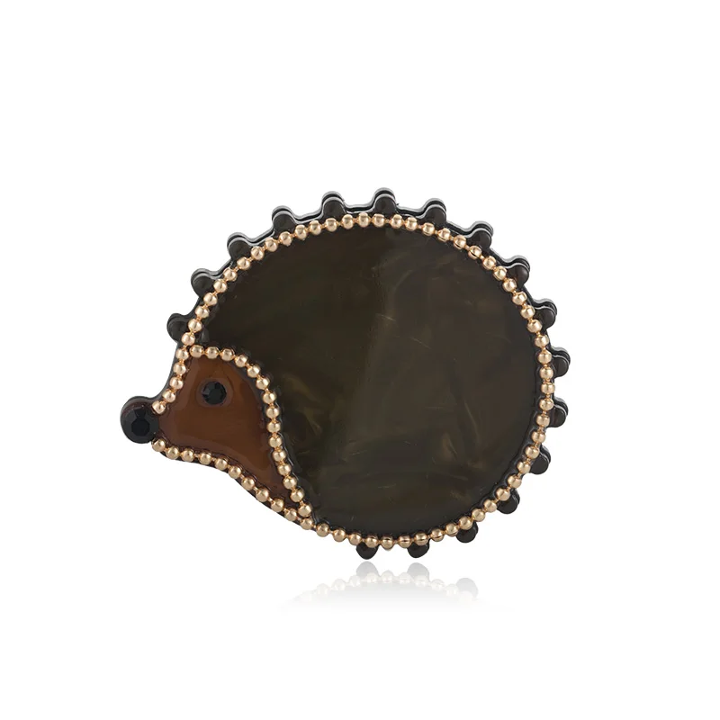 Funmor Kawaii Ежик Броши украшение бисером акриловые Заколки ювелирные изделия