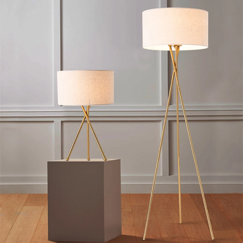 

Modern Led Floor Lamp Nordic Iron Tripod Floor Lamps For Living Room Bedroom Decor Light Home Interior Lighting Standing Lamp