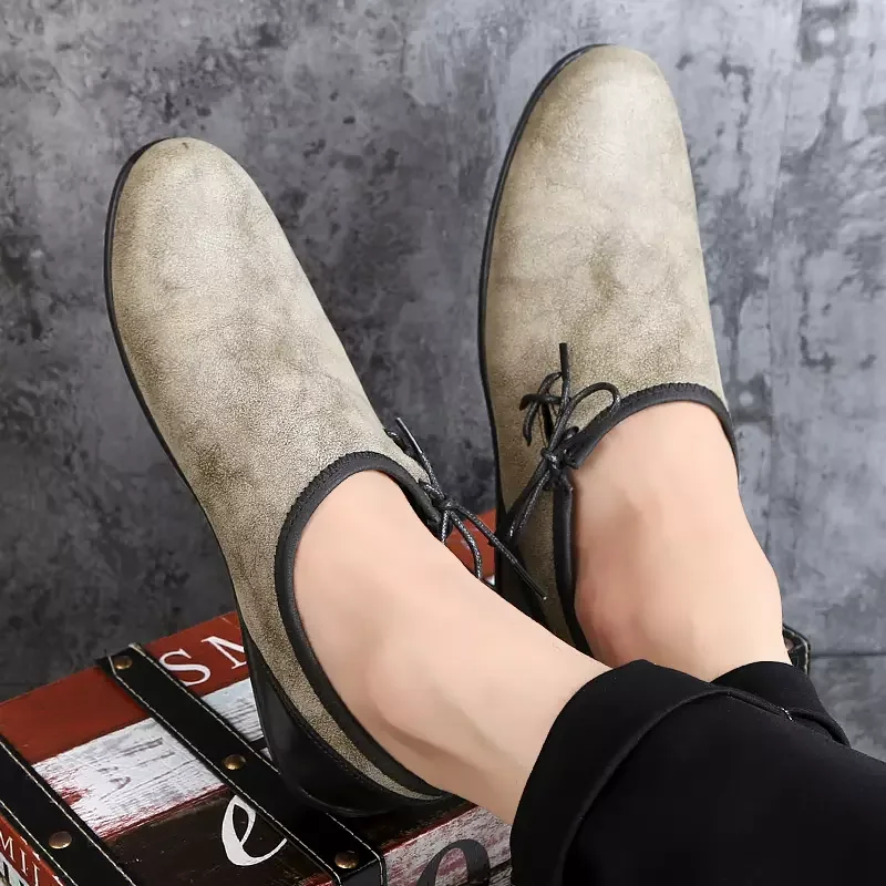 Повседневная обувь Мужская дышащая модная мужская зимняя в стиле ретро легкая