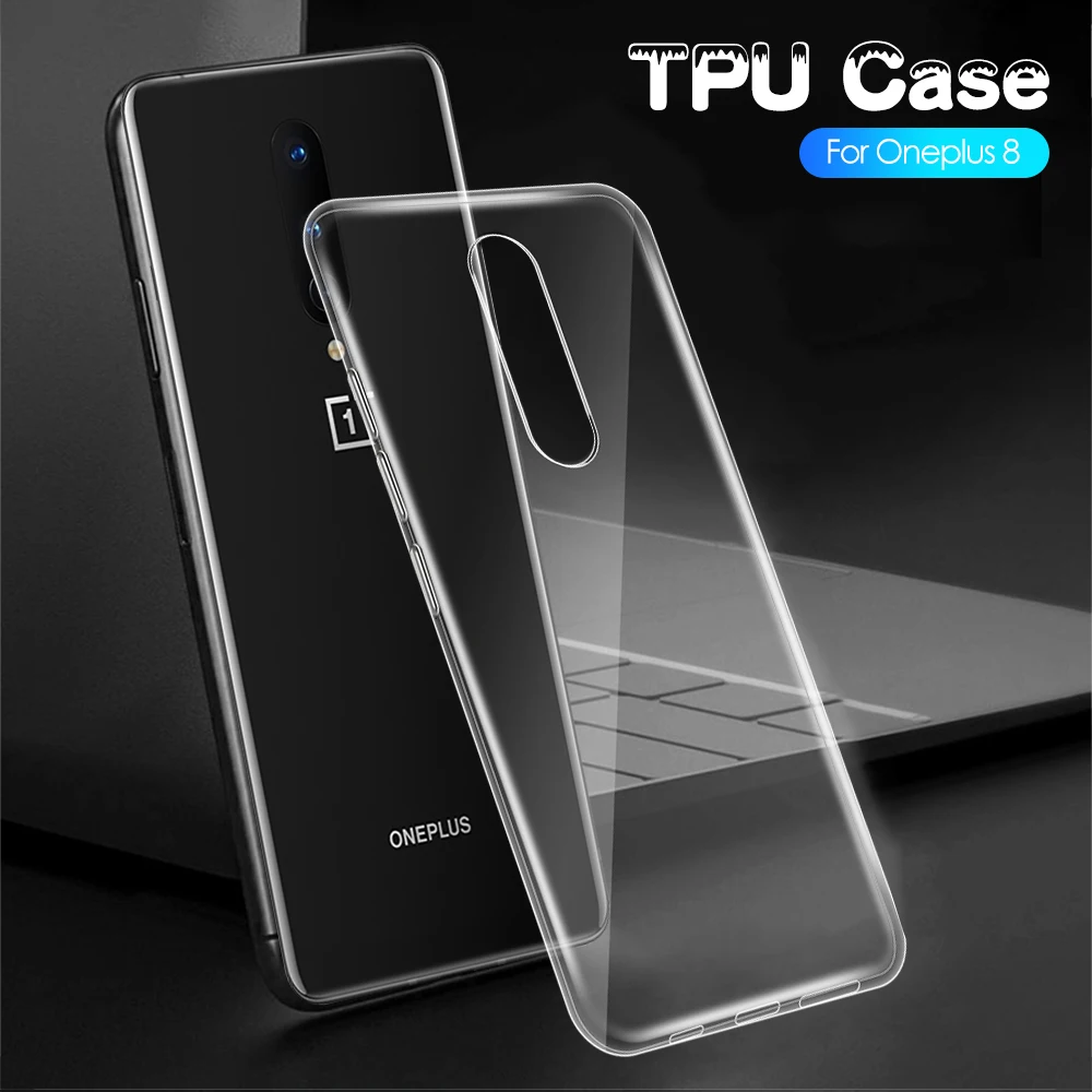 Crystal Clear Soft Silicone Transparent TPU Case Cover For OnePlus One Plus 9 8 8Pro 7 7T Pro 6T 5T 5 Nord N20 10 Pro 5G Case