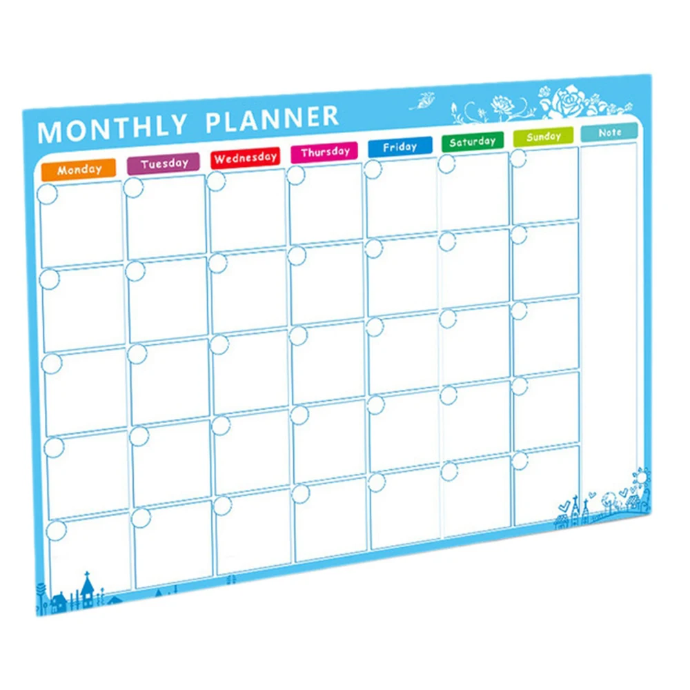 Магнитная доска Размера A3 календарь список дел ежемесячный ежедневник наклейка