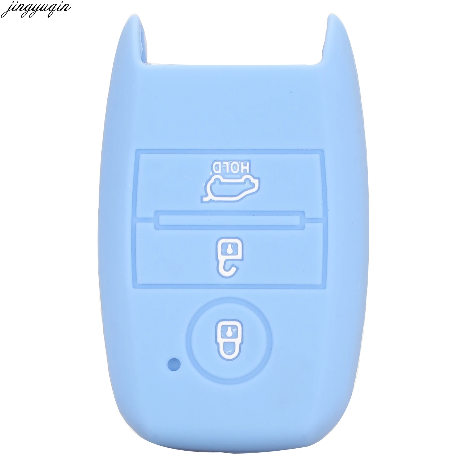 Дистанционный 3 кнопки силиконовый Автомобильный Брелок чехол Чехол для Kia Rio Ceed