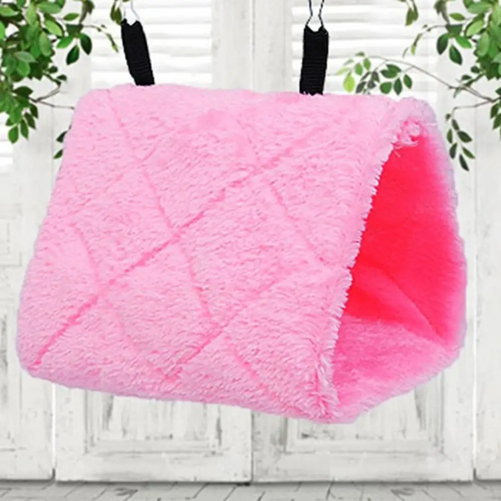 

Triangular Hammock Nest Winter Bird Nest Pet Warm Cotton Flannel Nest Bird Cage Accessories Parrot Bird Supplies