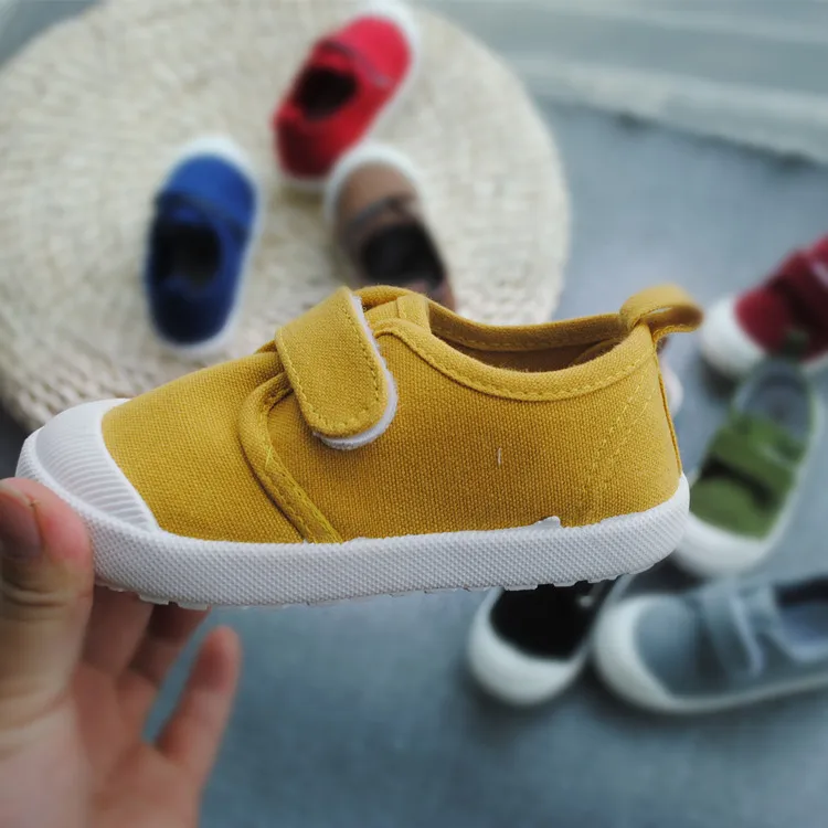 

2021 New Children's Water-washed Canvas Shoes Boys and Girls School Casual Shoes Super Soft Comfortable Sneakers
