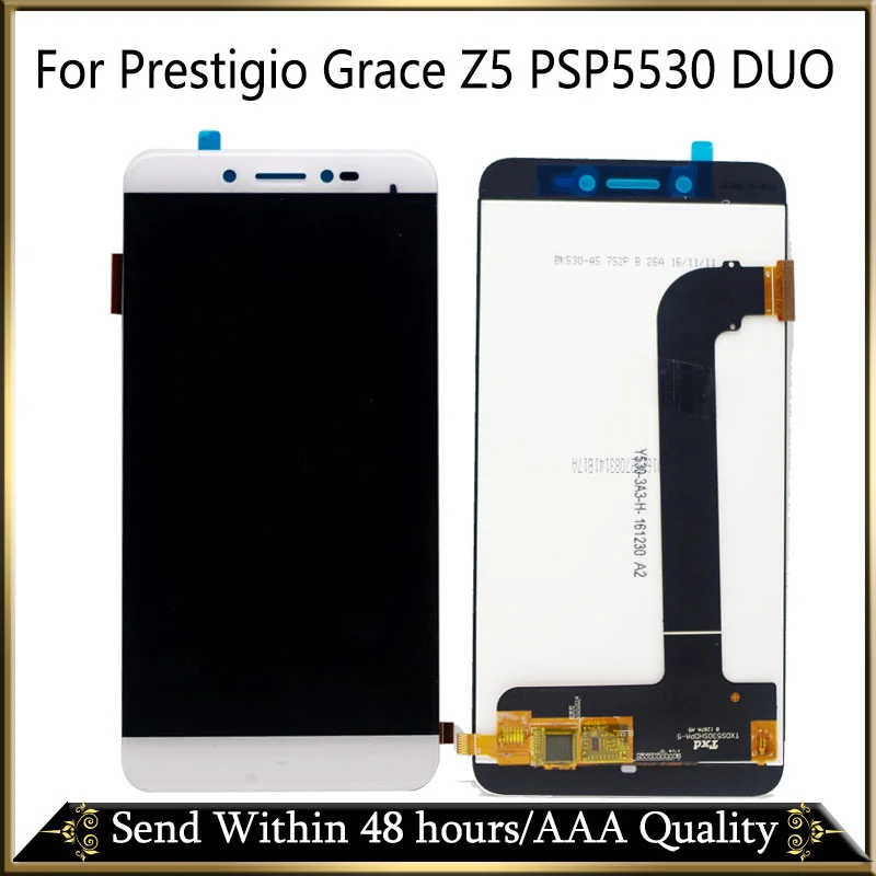 ЖК дисплей 5 3 дюйма для Prestigio Grace Z5 PSP5530 DUO PSP3533 сенсорный экран в сборе DUO|Экраны