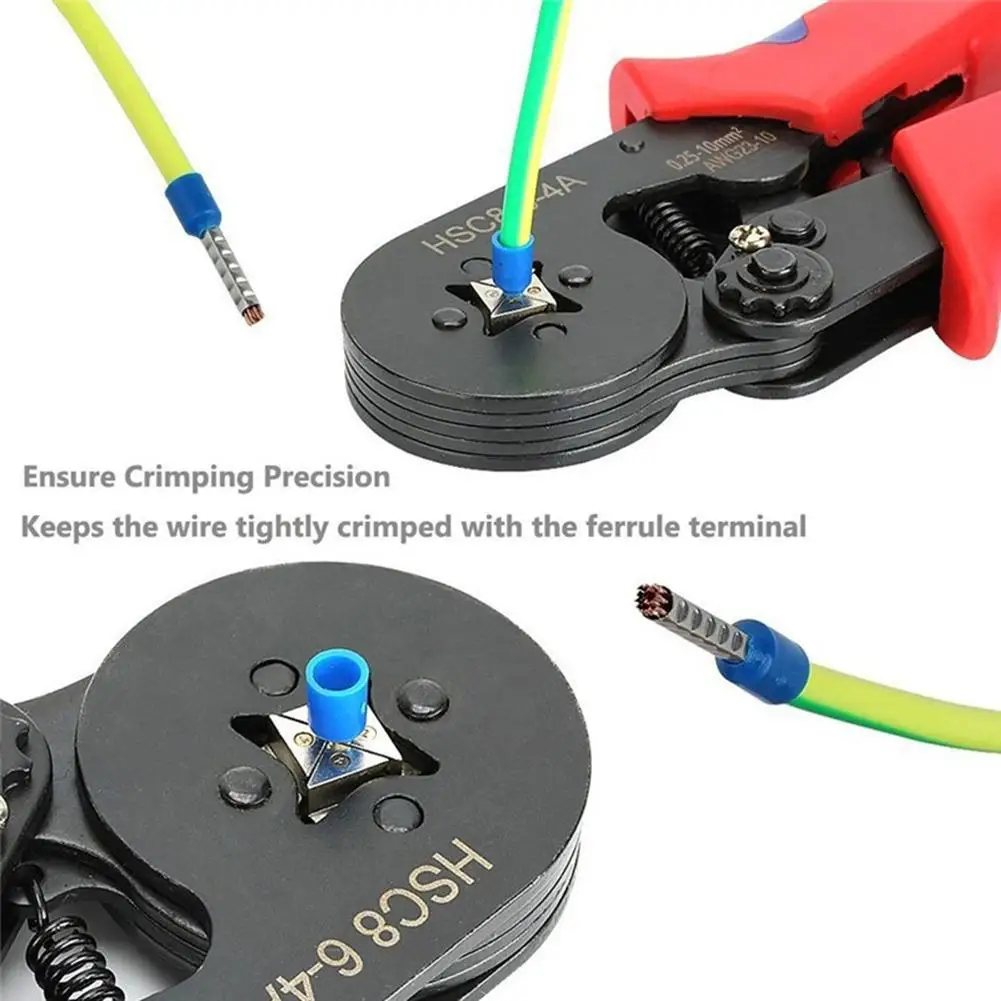 

Terminal Crimping Pliers Wire Stripper Crimper+ 1200 Terminals Kit wire crimper tool Wire Stripper Hand Ferrule Crimp set Plier