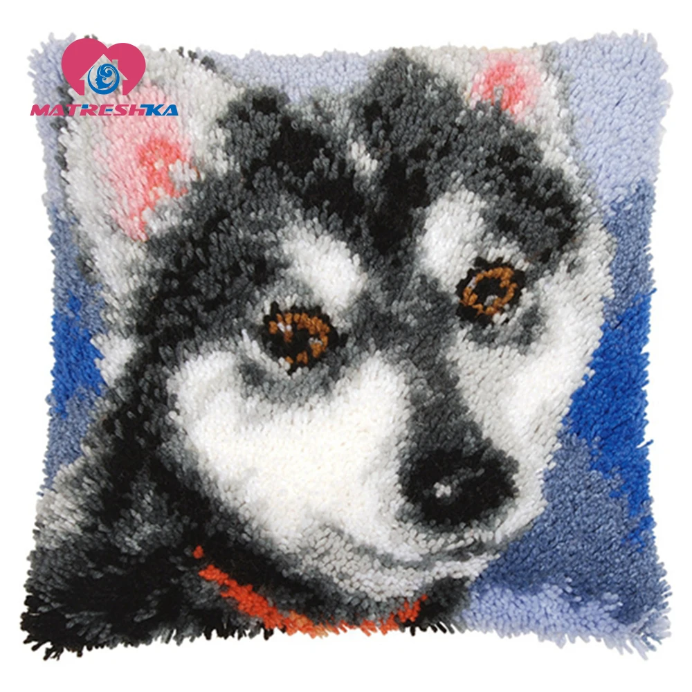 Ковер с животными Вышивка Набор подушек перекресная строчка Подушка наборы