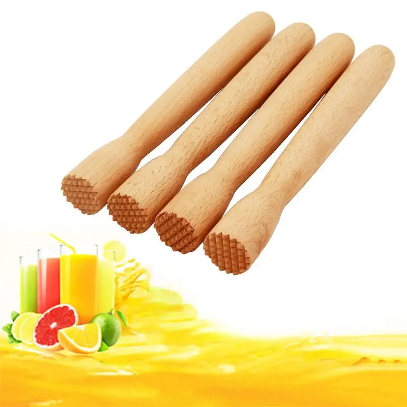 Деревянная масляная дробилка Beechwood для напитков молоток колки льда барная