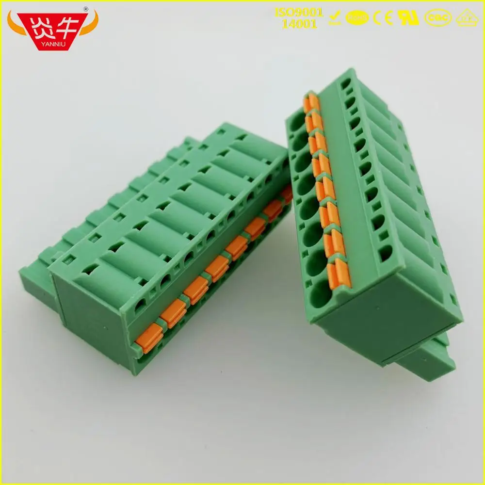 KF2EDGKD 5 08 2P ~ 12P разъем PCB клеммные блоки 2EDGKD мм 2PIN FKC 2 ST 1873058 PHOENIX CONTACT DEGSON|Клеммные