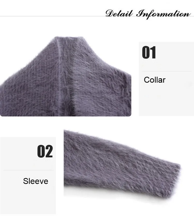 

Real Mink Cashmere Sweater Women Pure Mink Cashmere Knit Cardigan Winter 100% Mink Cashmere Cool Coat Fur Jacket