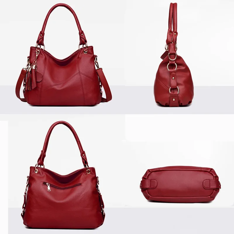 Модная большая сумка тоут через плечо женские кожаные сумочки формата А4 большие