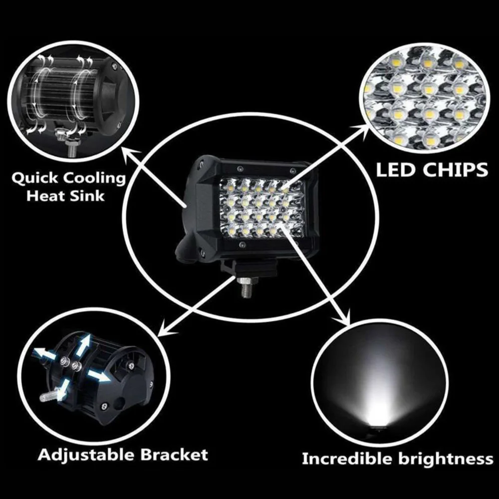 Внедорожные Автомобильные фары для вождения противотуманный Светодиодный