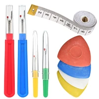 lmdz sewing tool fitting set portable seam ripper color erasable cloth tailor chalk patchwork marker and measuring ruler