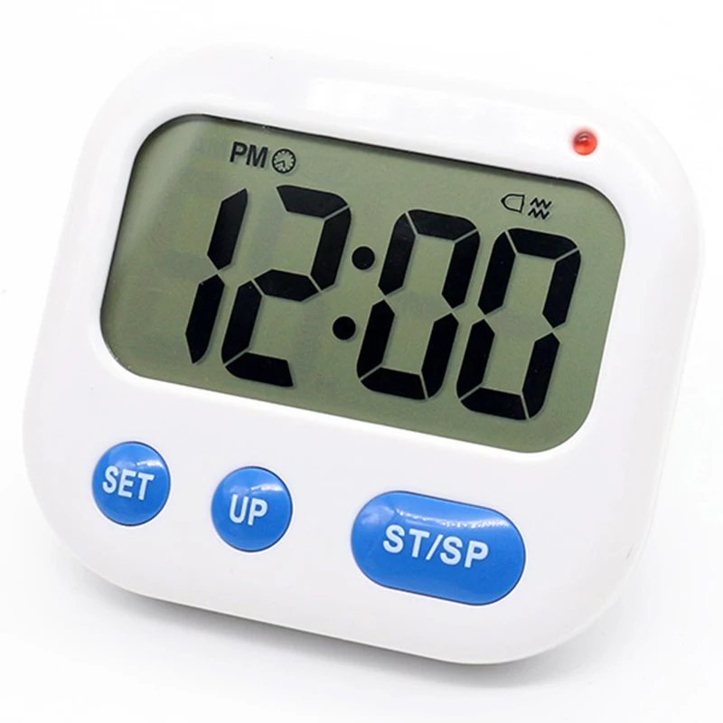 Вибрирующий будильник для слабослышащих светодиодный цифровой таймер