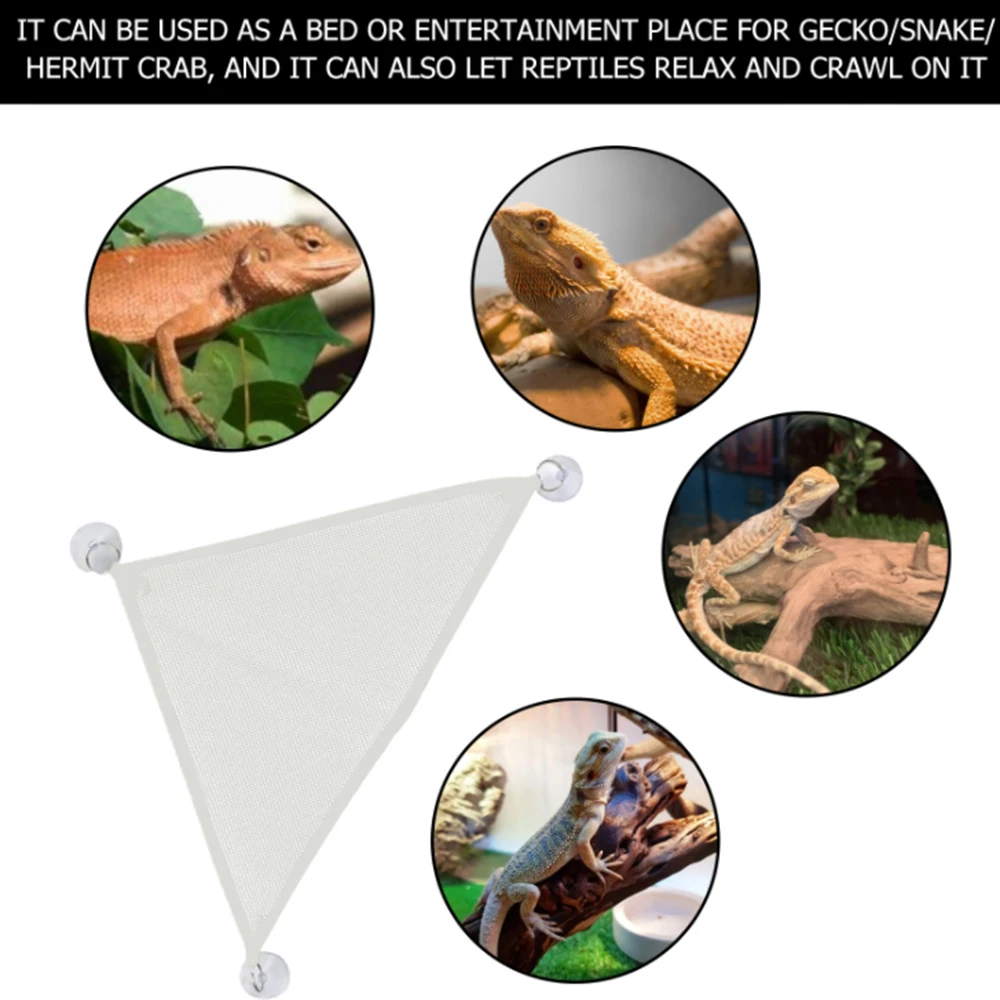 Сетчатая подвесная кровать для домашних животных 2 шт./компл. качели из ткани Оксфорд рептилий змей ящериц