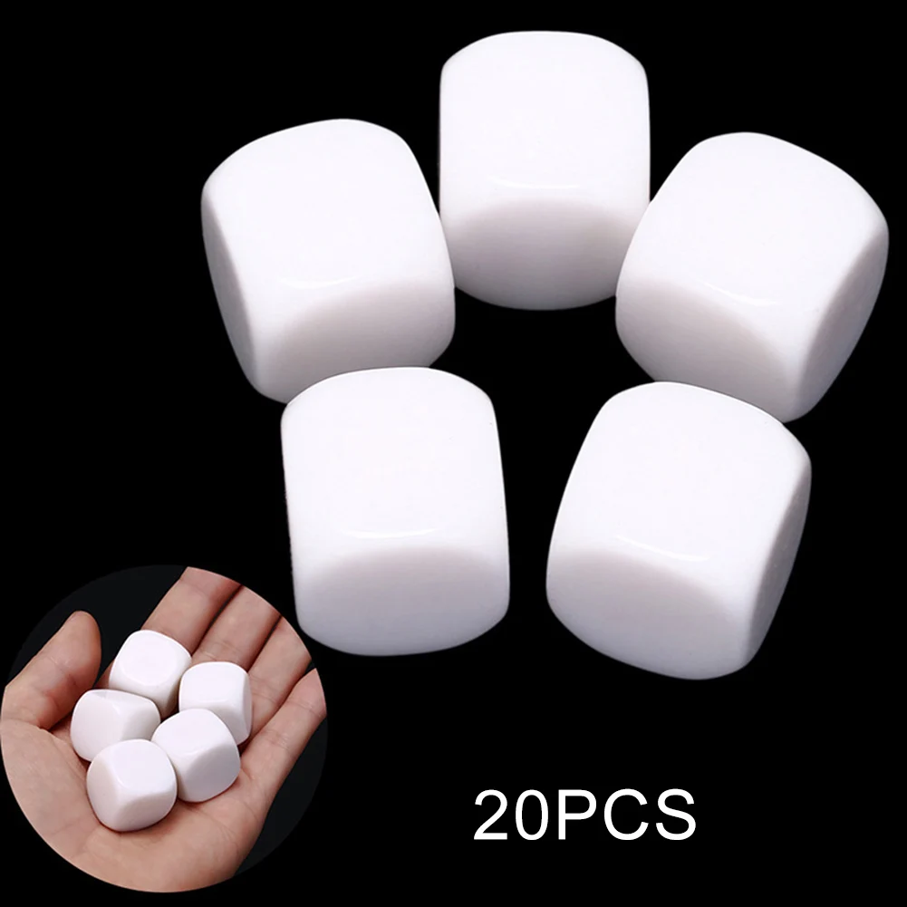

20 шт., игральные кости, 1,6 см/2 см