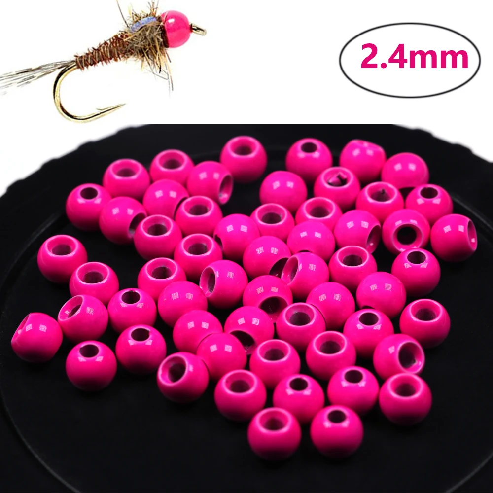 Медные бусины подвески 20 шт./пакет 3/32 2 4 мм для завязывания мухи раскрашенные