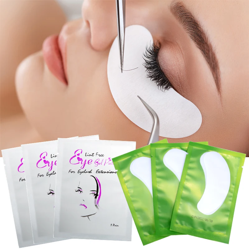 Патчи под глаза для наращивания ресниц блестящая мини-тушь палочка щетка